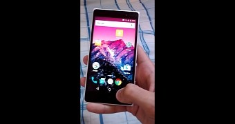 Lumia 830 running Android OS