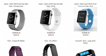 Some of the smartwatches included in the program