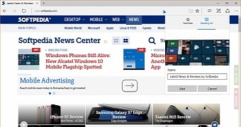 Reading List in Microsoft Edge browser