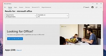 Microsoft pointing users to the web for downloading Office