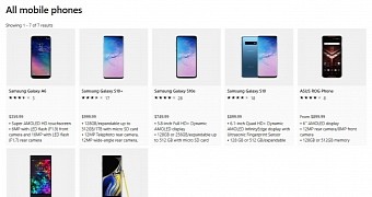 The phones still available in the Microsoft Store