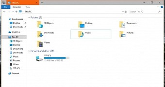 "Sets" tabs in Windows 10 File Explorer