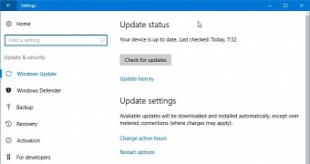 The update is available via Windows Update