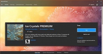 The new theme is free of charge in the Microsoft Store