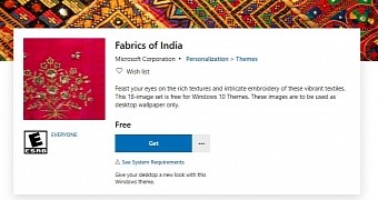 New theme in the Microsoft Store