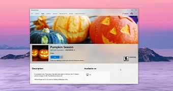 The new theme on the Microsoft Store