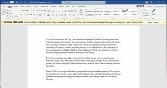 New coauthoring error recovery experience in Word