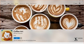 New themes in the Microsoft Store