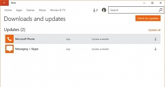 Windows 10 app updates in the store today