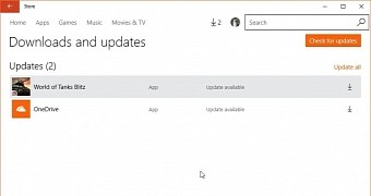 OneDrive app update for Windows 10