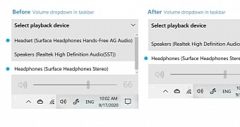 More audio improvements in Windows 10