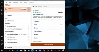 Windows 10 Search Preview in Redstone 5