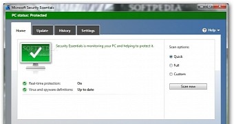 Microsoft Security Essentials in Windows 7