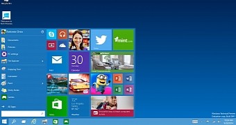 The original non-XAML Start menu in Windows 10