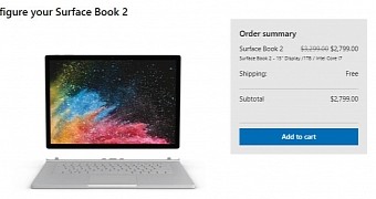 Microsoft Surface Book 2 discount