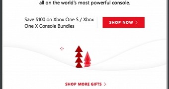 Clicking the Christmas trees in the lower part of the email should point you to a gift card claim page