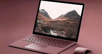The Surface Laptop uses Alcantara for a premium feeling