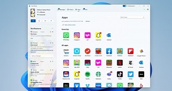 The new Your Phone app on Windows 11