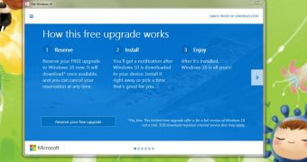Malware? Not really, just a Windows 10 upgrade notification