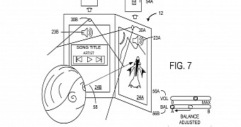 Patent drawing imagining the auto volume adjusting system