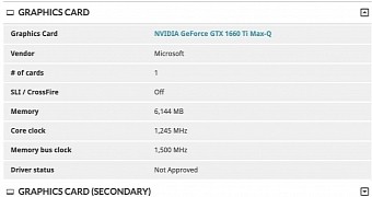 Alleged Surface Book 3 benchmarks