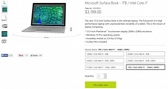 The Surface Book 1TB is now up for grabs