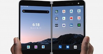 Microsoft Launcher on Surface Duo