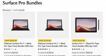 Surface Pro 7 bundles at the Microsoft Store
