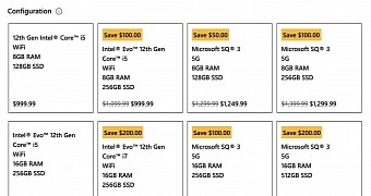 Surface Pro 9 prices
