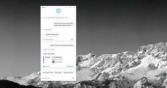 The updated Cortana experience in Windows 10