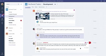 The Microsoft Teams client
