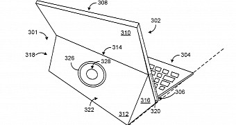 Patent drawing envisioning the speaker system