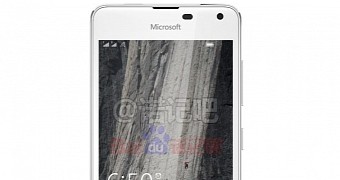 Chinese render of the upcoming Lumia 650