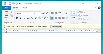 Ad banner in WordPad