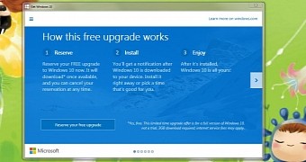 The Get Windows 10 upgrade notifications