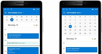 Outlook Mail and Calendar for Windows 10 Mobile