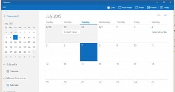 This is the new Calendar app for Windows 10