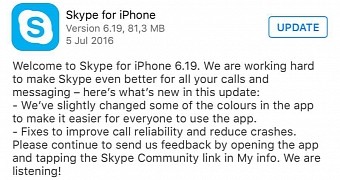Microsoft Updates Skype for iPhone with Improved UI