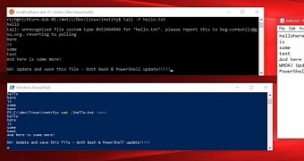 Inotify support in W10 RS2