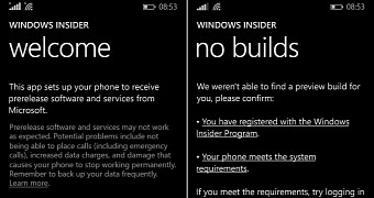 Windows Insider app on Windows 10 Mobile