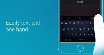 Word Flow comes with a one-handed mode on iOS for easy typing