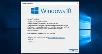 Windows 10 November Update version 1511