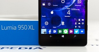 Windows 10 Mobile on Lumia 950 XL