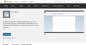 WordPad in the Windows Store