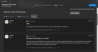 Windows DVD Player app reviews