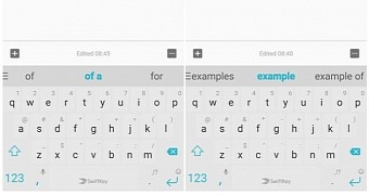 The old and the new Flow system in SwiftKey