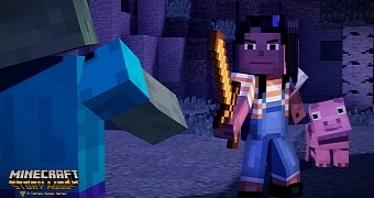 Intense situations in Minecraft: Story Mode