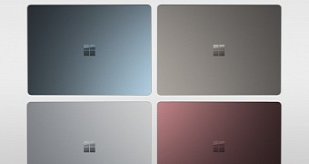 Microsoft Surface Laptop colors