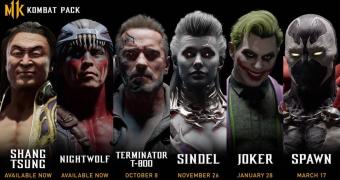 Mortal Kombat 11 Kombat Pack roster