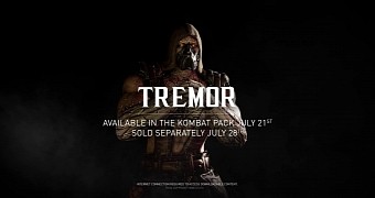 Tremor is a new fighter for Mortal Kombat X